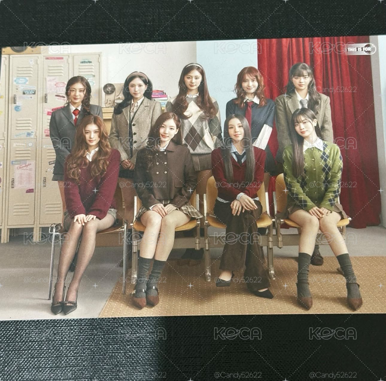 TWICE 新國立大卡明信片 團體05