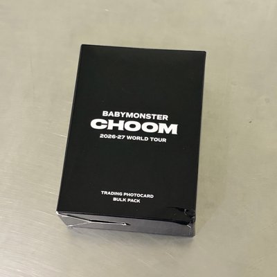 BABYMONSTER｜CHOOM首爾場 隨機卡組（10包+卡包滿額）外盒有損