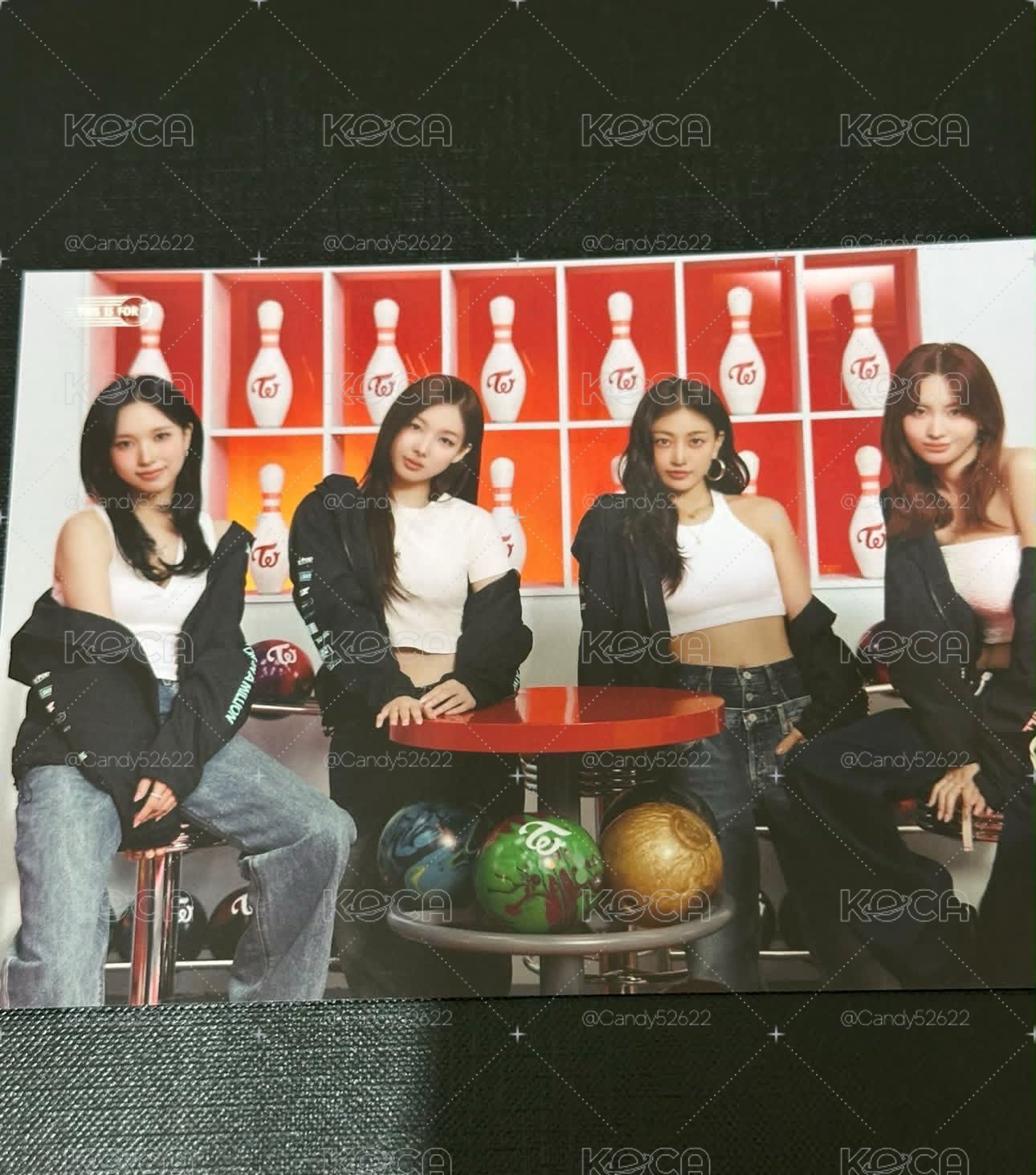 TWICE 新國立大卡明信片 小分隊2張