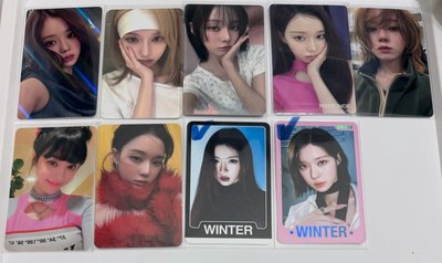 aespa Winter 泡泡摩奇/鞋帶/MAMONDE/星河/美網HQ/專卡/官拍