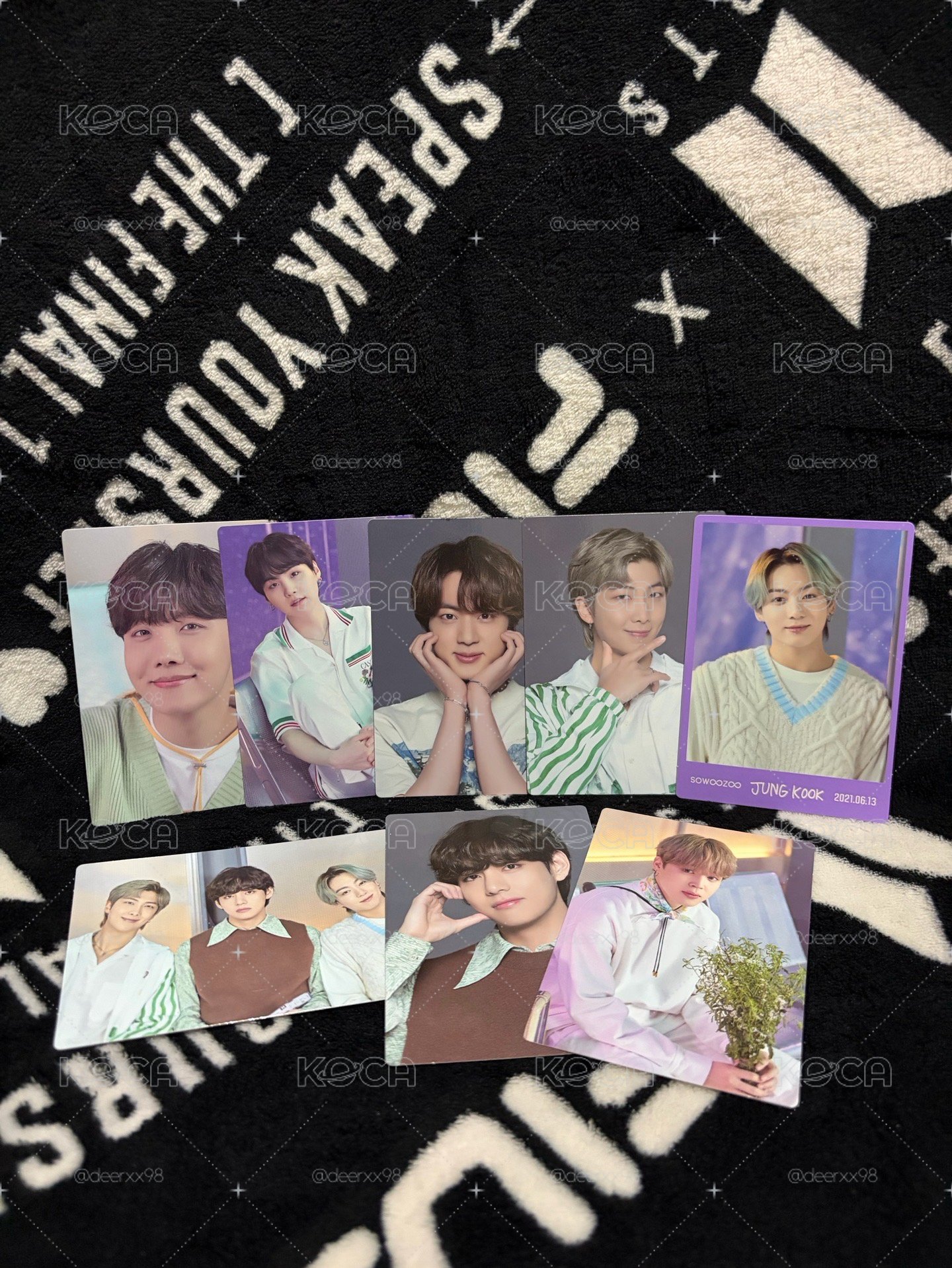 BTS SOWOOZOO小卡