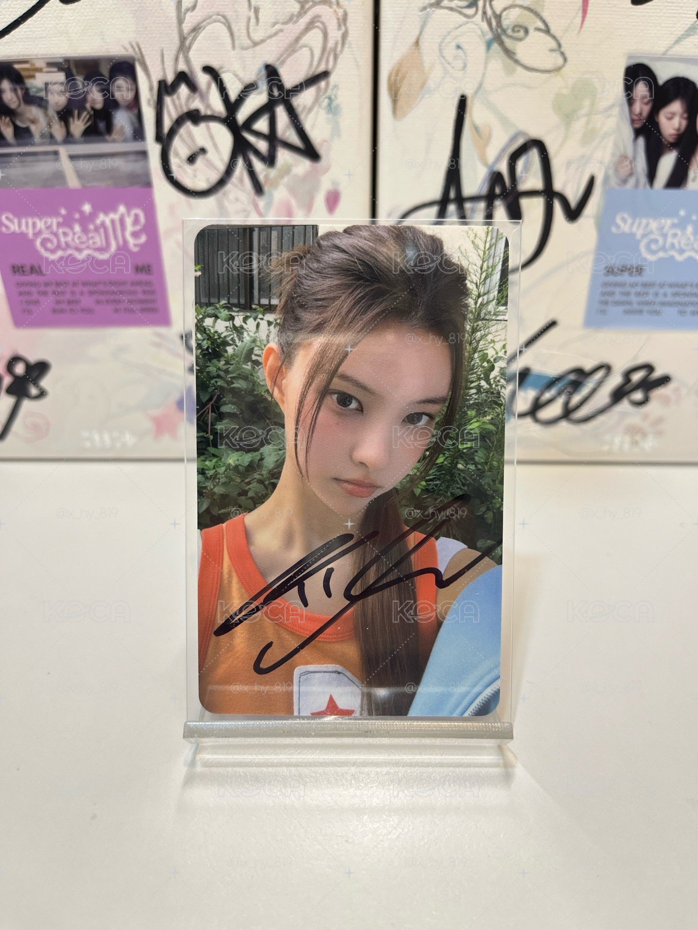 小橘子玧簽卡