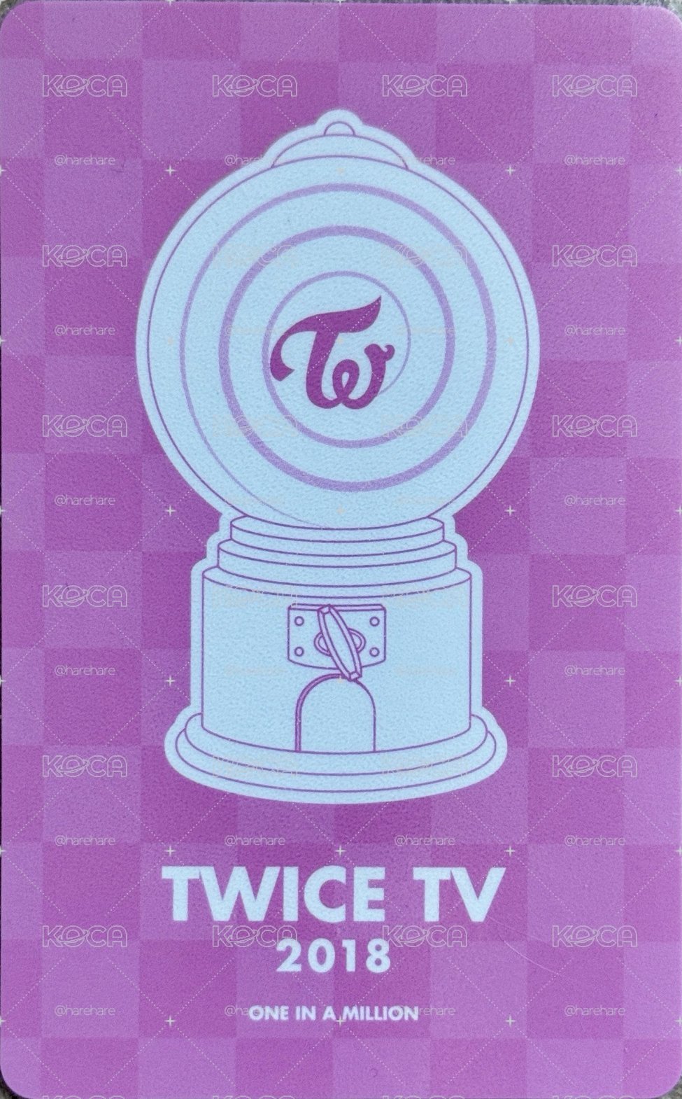 桃🍑2018 TWICE tv 小卡（閃卡）