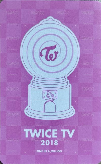 桃🍑2018 TWICE tv 小卡（閃卡）