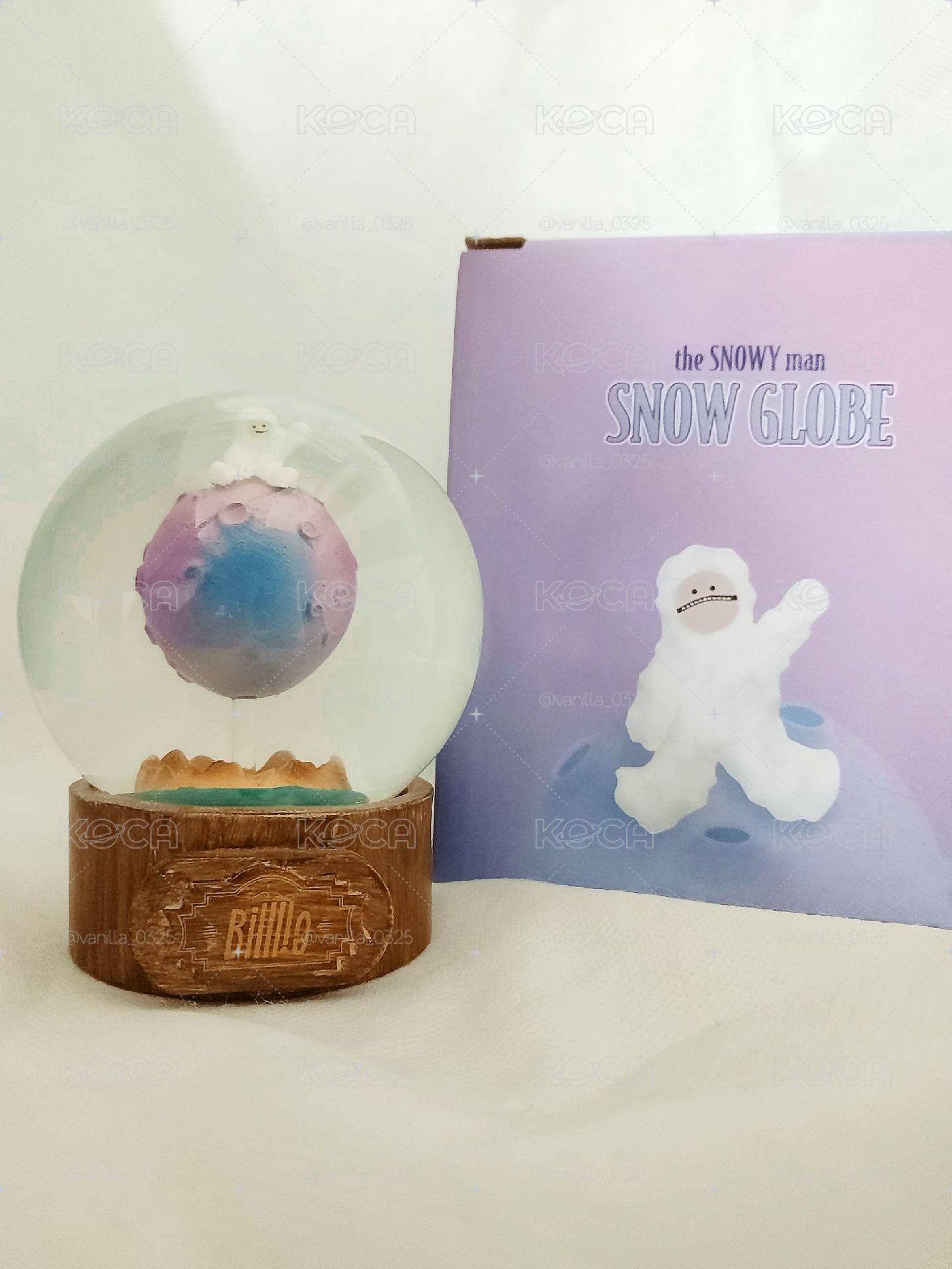 'the SNOWY man' 水晶球