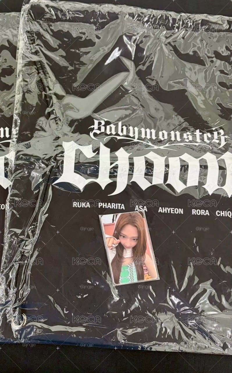 BABYMONSTER｜CHOOM首爾場 抽繩包包含小卡一套
