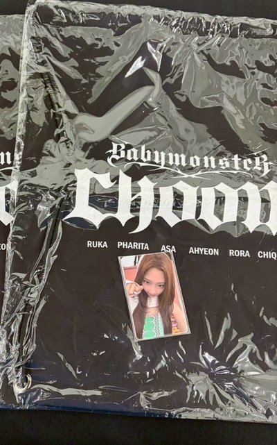BABYMONSTER｜CHOOM首爾場 抽繩包包含小卡一套