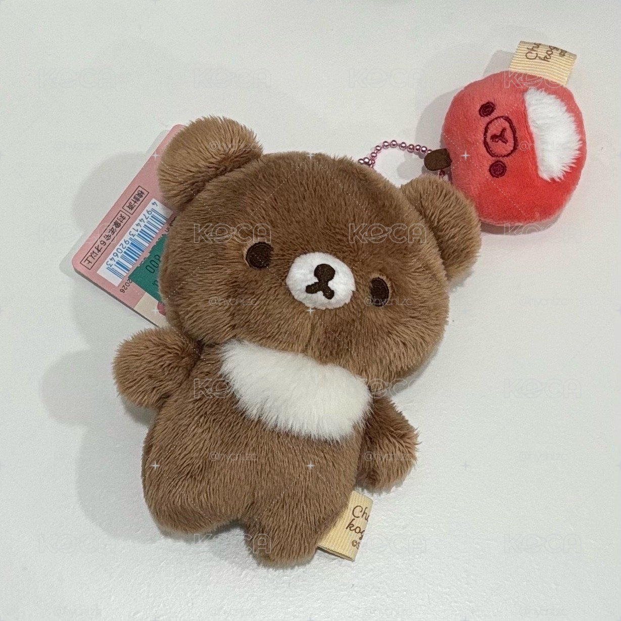 San-x蜜茶熊十週年系列娃娃吊飾(詳閱商品狀況 不要亂下單。)