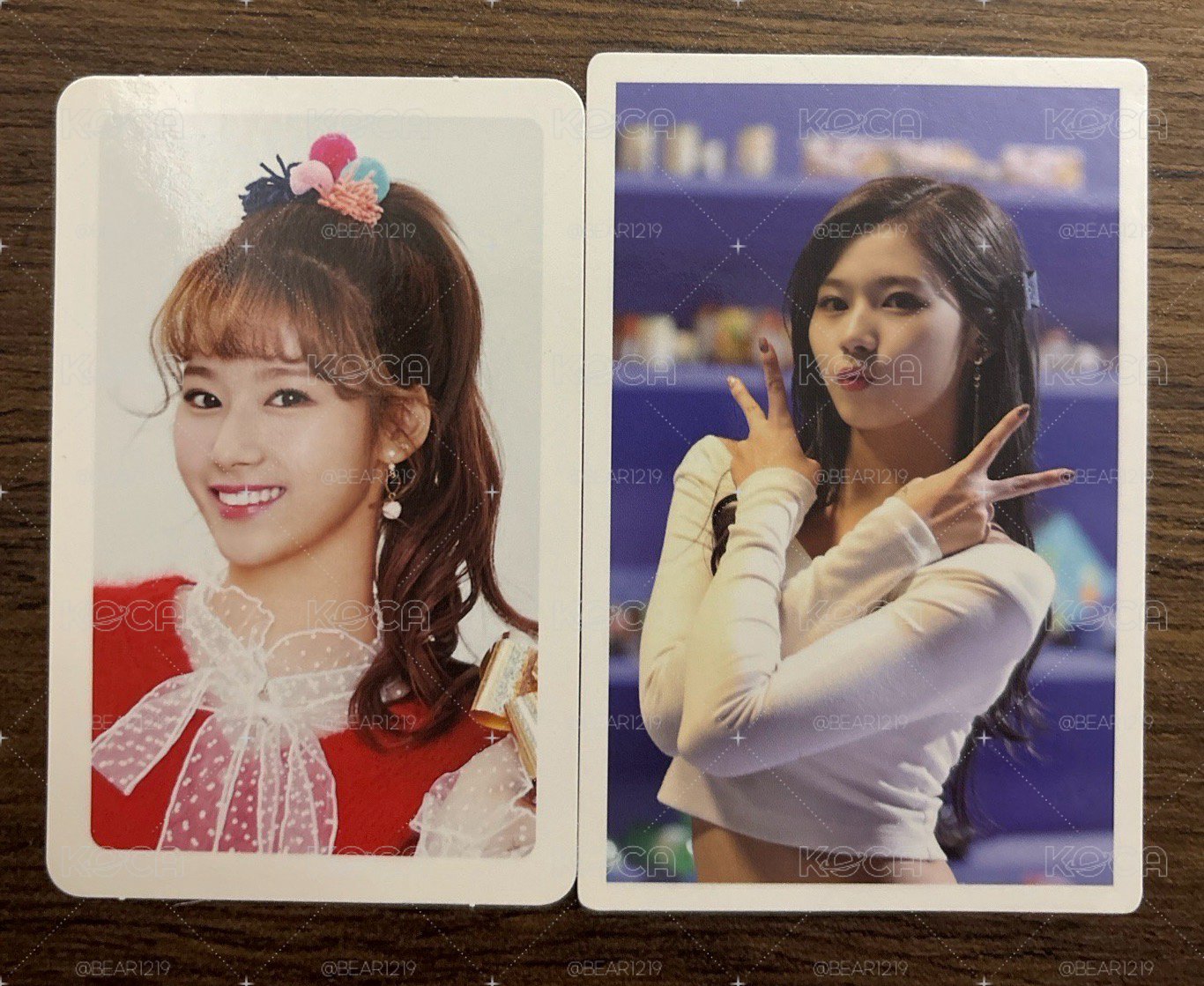 SANA💜Merry&Happy 小卡兩張