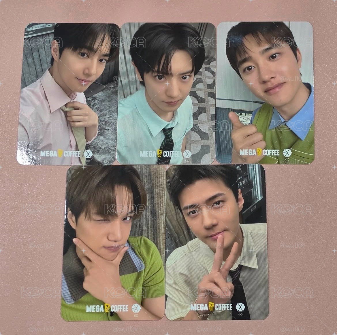 EXO Mega Coffee一套