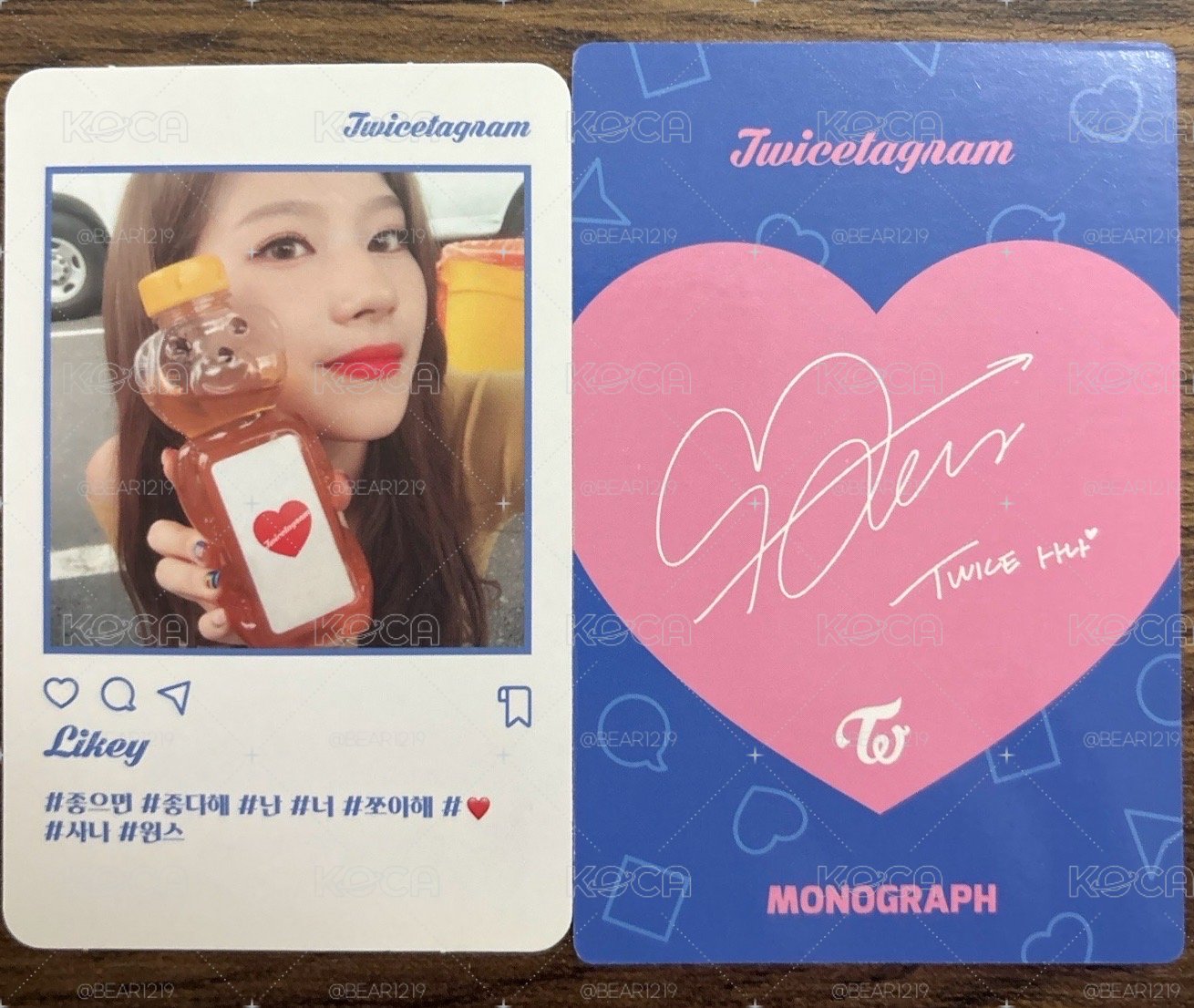 SANA💜LIKEY小卡兩張