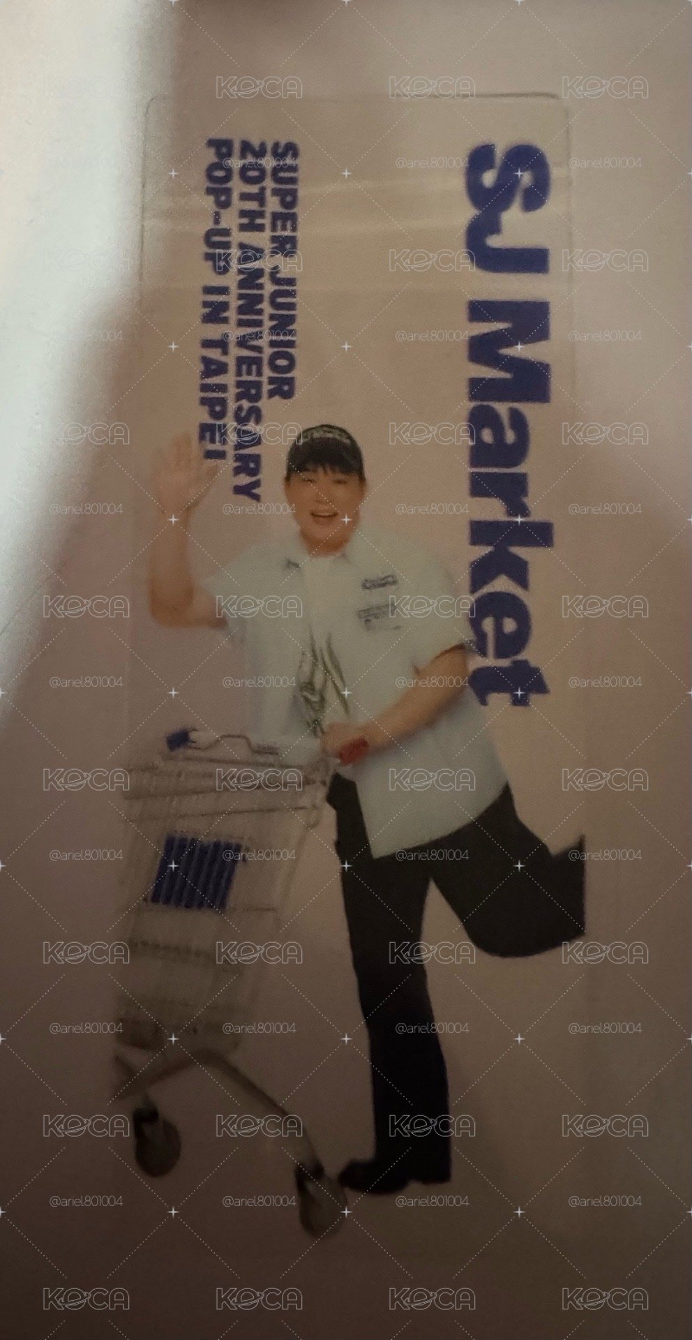 SJ MARKET 書籤 刷卡滿額透明書