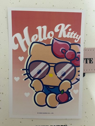 三麗鷗曬黑明信片