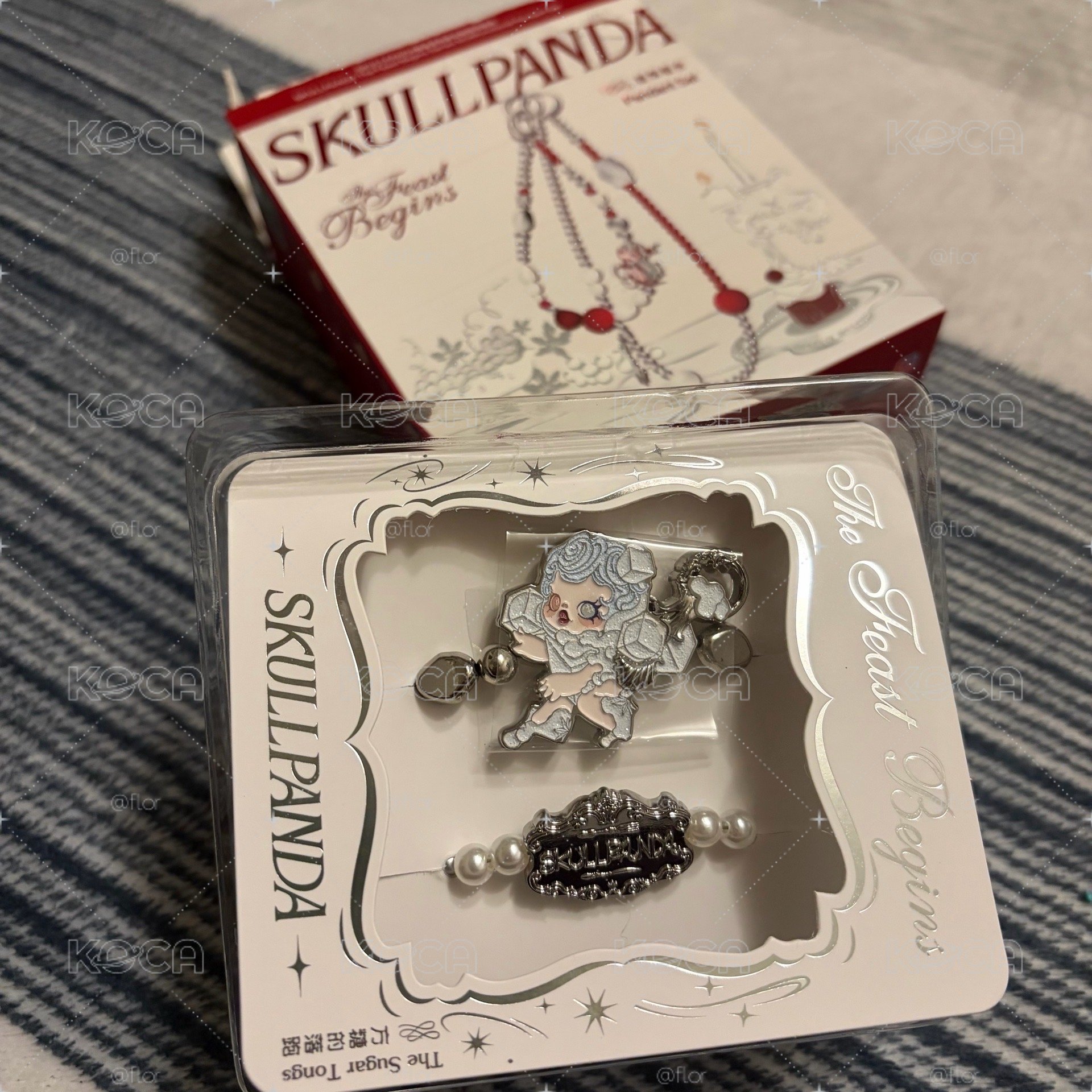 SKULLPANDA 餐桌系列多功能掛飾組合 方糖的落跑