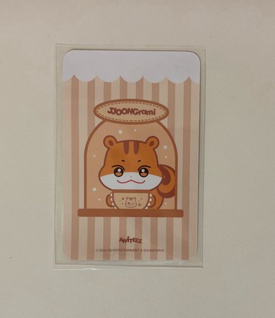 ATEEZ ANITEEZ 弘中 圍兜兜周邊卡