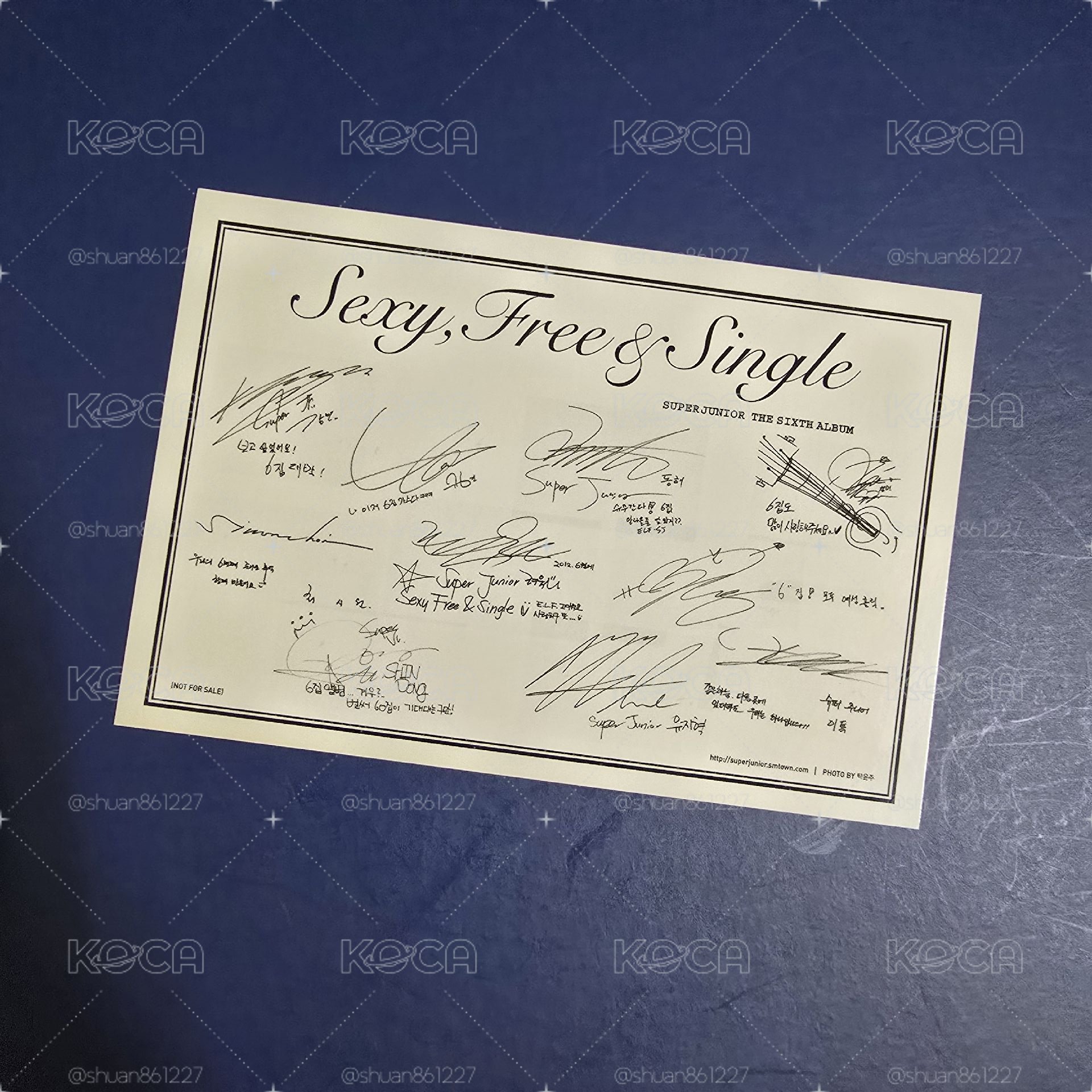 SUPER JUNIOR 《Sexy,Free & Single》台壓專輯 