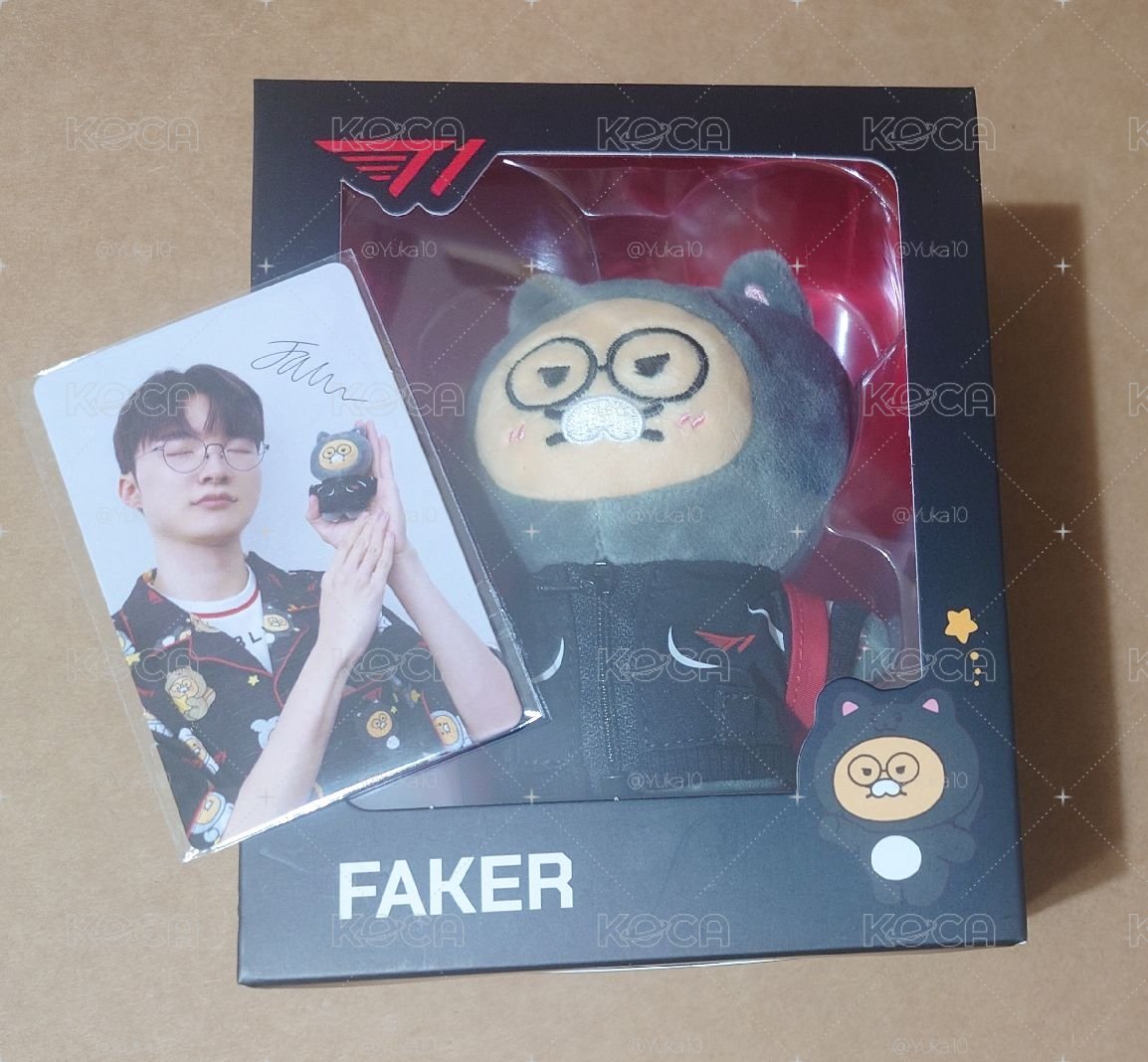 「現貨」Kakao 聯名娃娃吊飾 Faker 全新未拆 有附卡