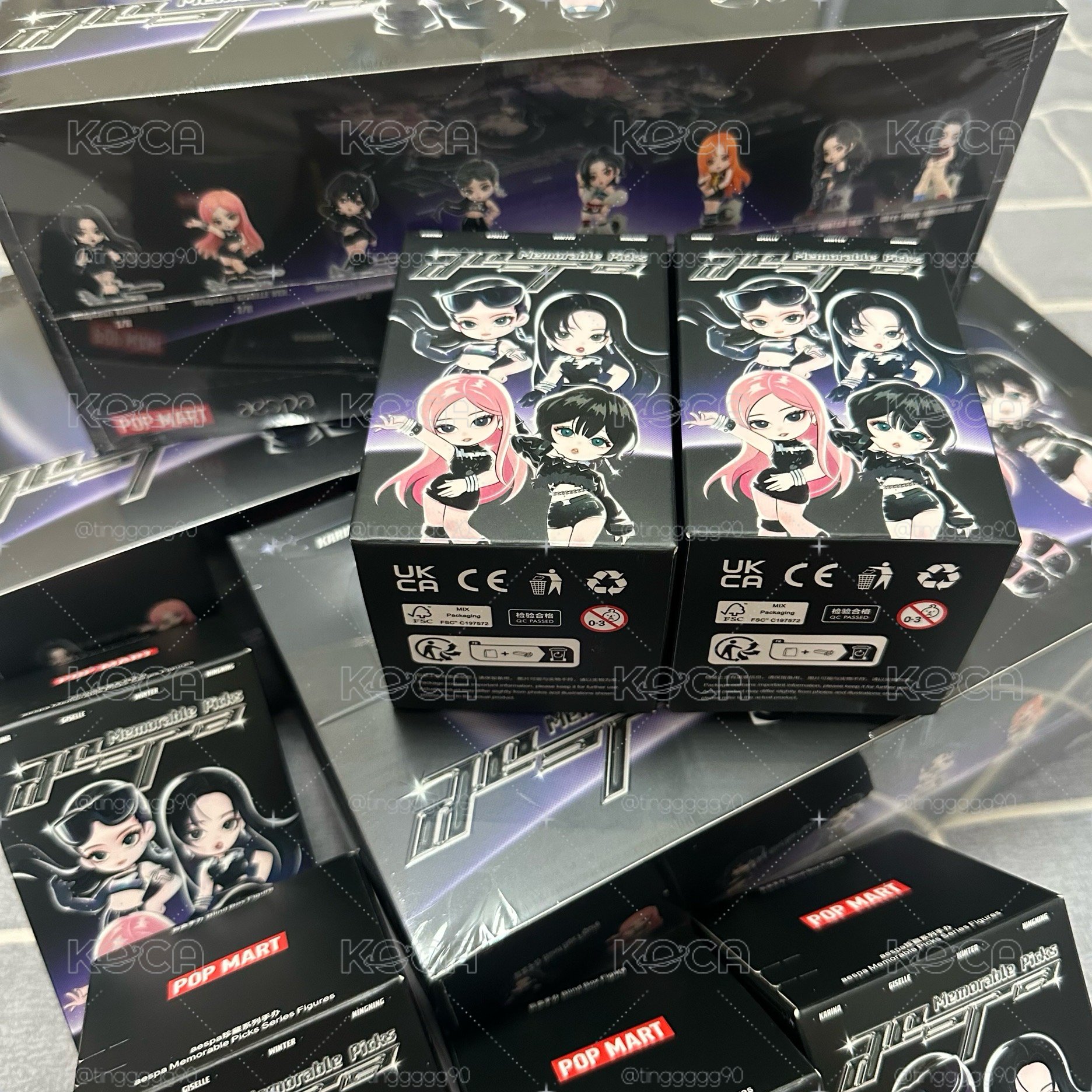 aespa x pop mart一中盒