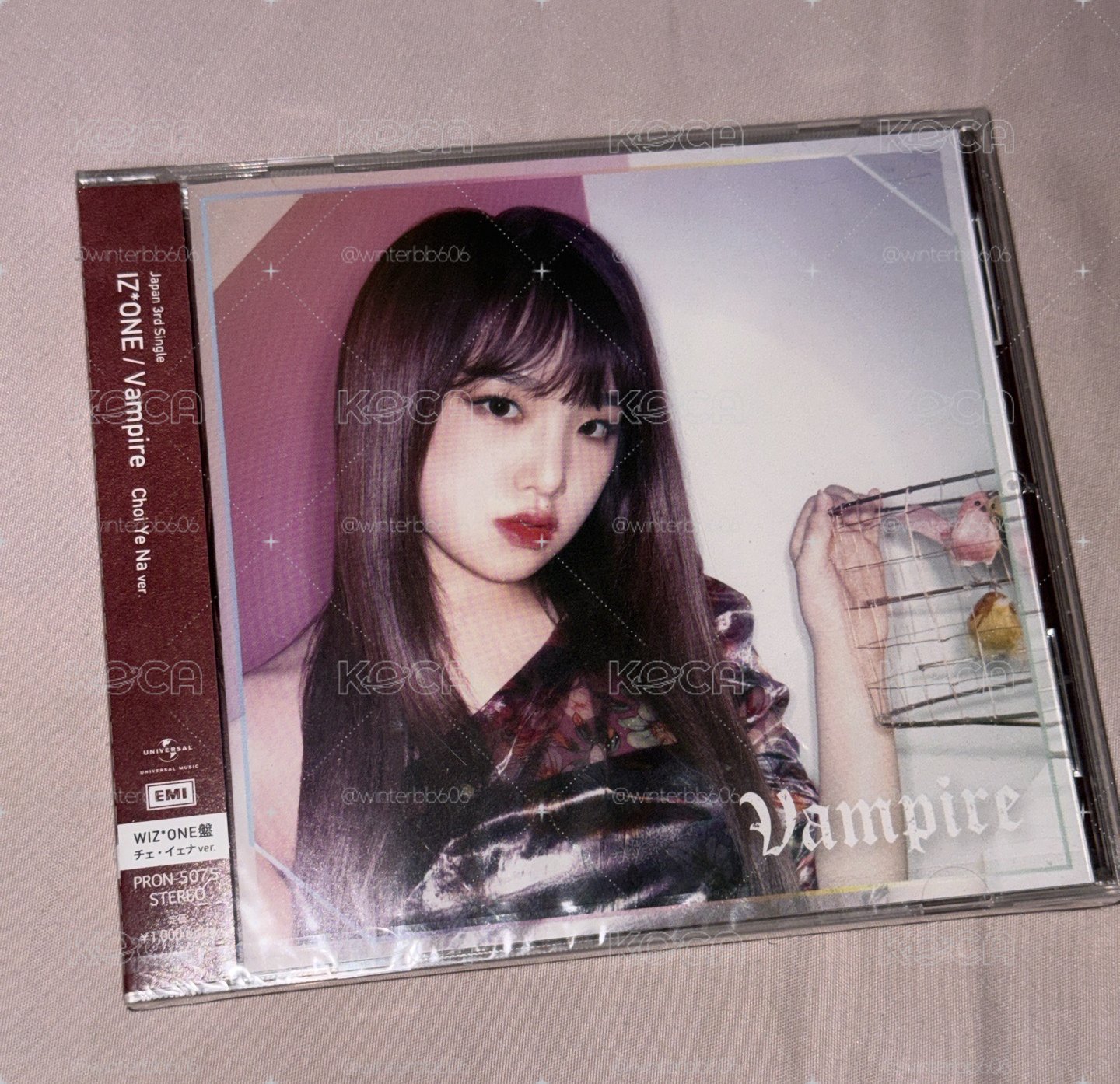 Vampire WIZ*ONE盤 單封 叡娜ver CD 
