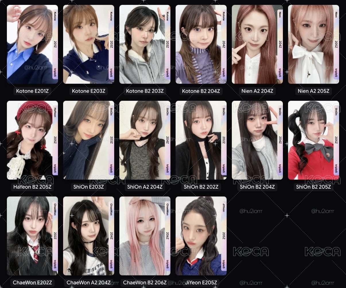 tripleS 電子卡 SCO 