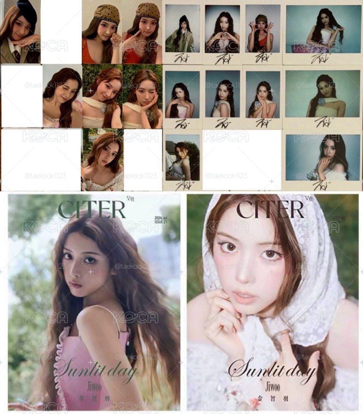 jiwoo D版雜誌 
