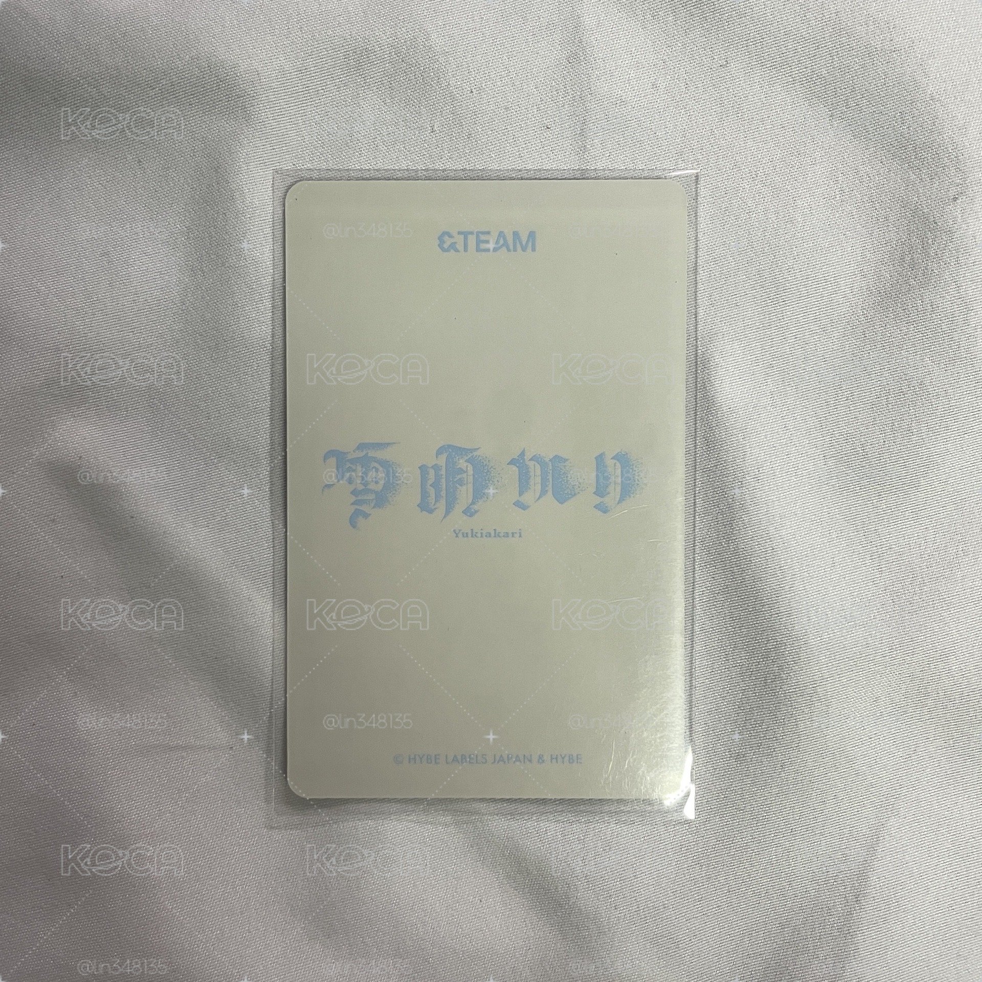 HARUA 雪明 隨機卡