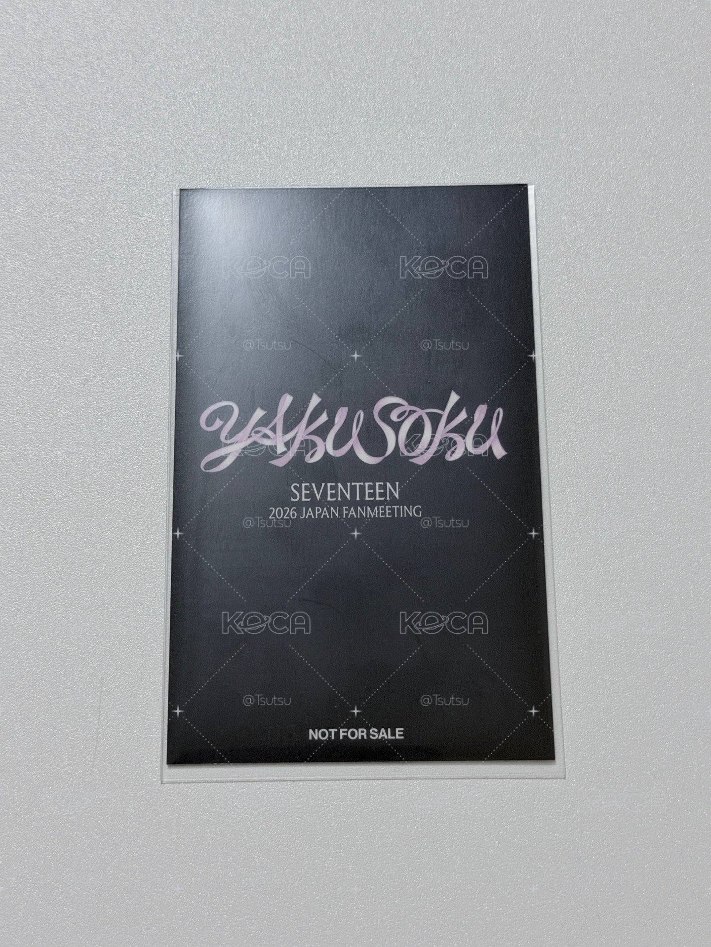 (現貨 一日左右寄出）seventeen 吐舌秀💗Joshua 知秀 日本fm YAKUSOKU 環球 場限 幸運卡 