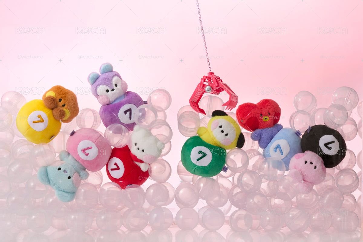 BT21 MININI LUCKY GATCHA 娃娃