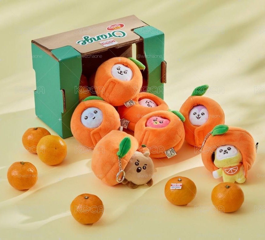 BT21 橘子派對 Orange Party 鑰匙圈