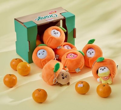 BT21 橘子派對鑰匙圈