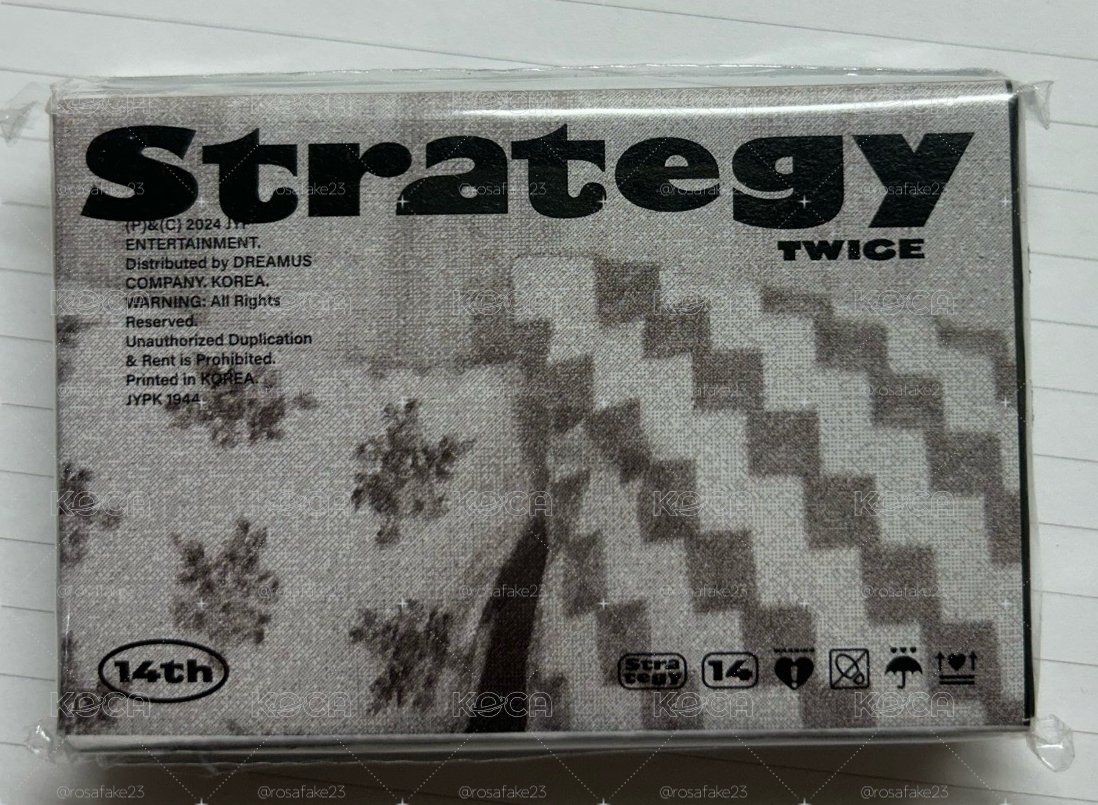 TWICE strategy黑版電子專未拆