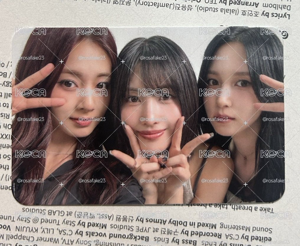 TWICE 桃南瑜 分隊卡