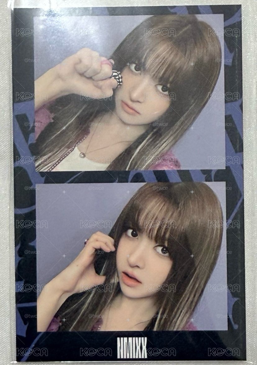 NMIXX LILY 二宮格拍貼莉