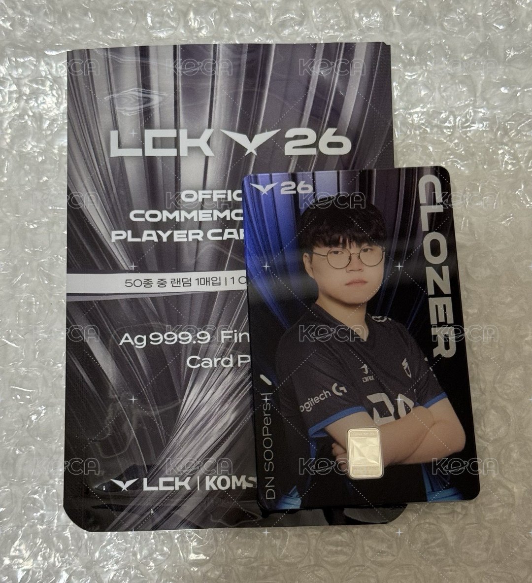 LCK26 純銀紀念卡 CLOZER（可直接購買）