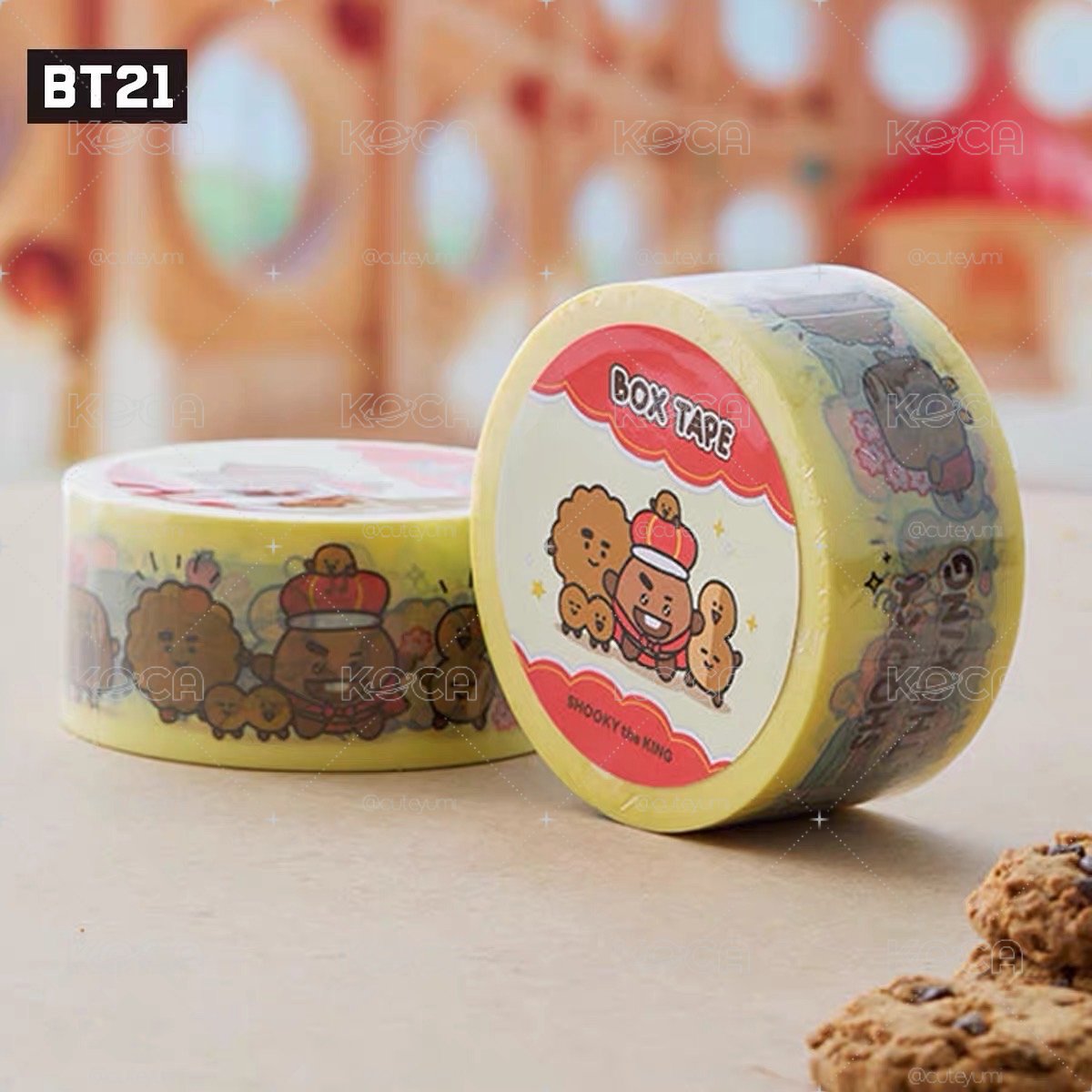BT21 Shooky封箱膠帶