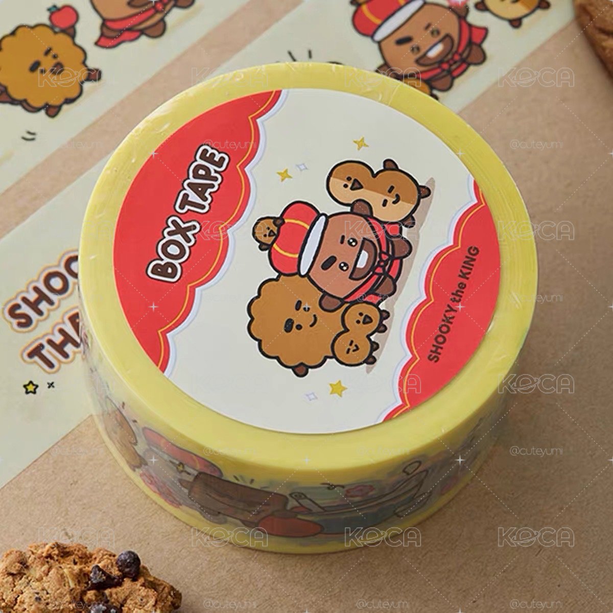 BT21 Shooky封箱膠帶