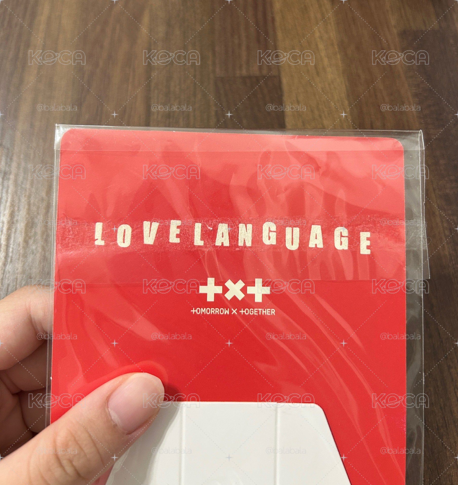 love language weverse特典卡
