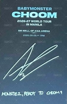 2026-27世巡 馬尼拉/澳門 SVIP 入場卡 / 場限卡  背面