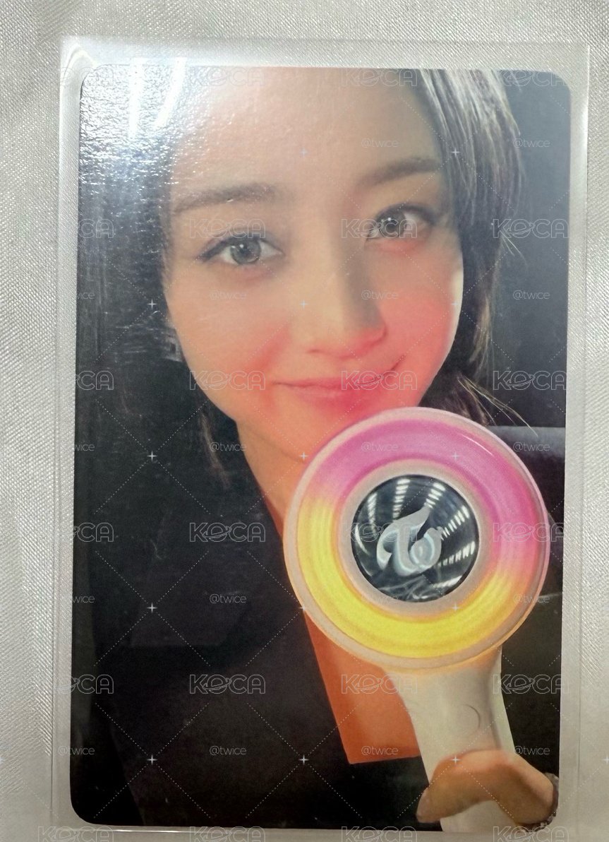 TWICE JIHYO 志效手燈卡