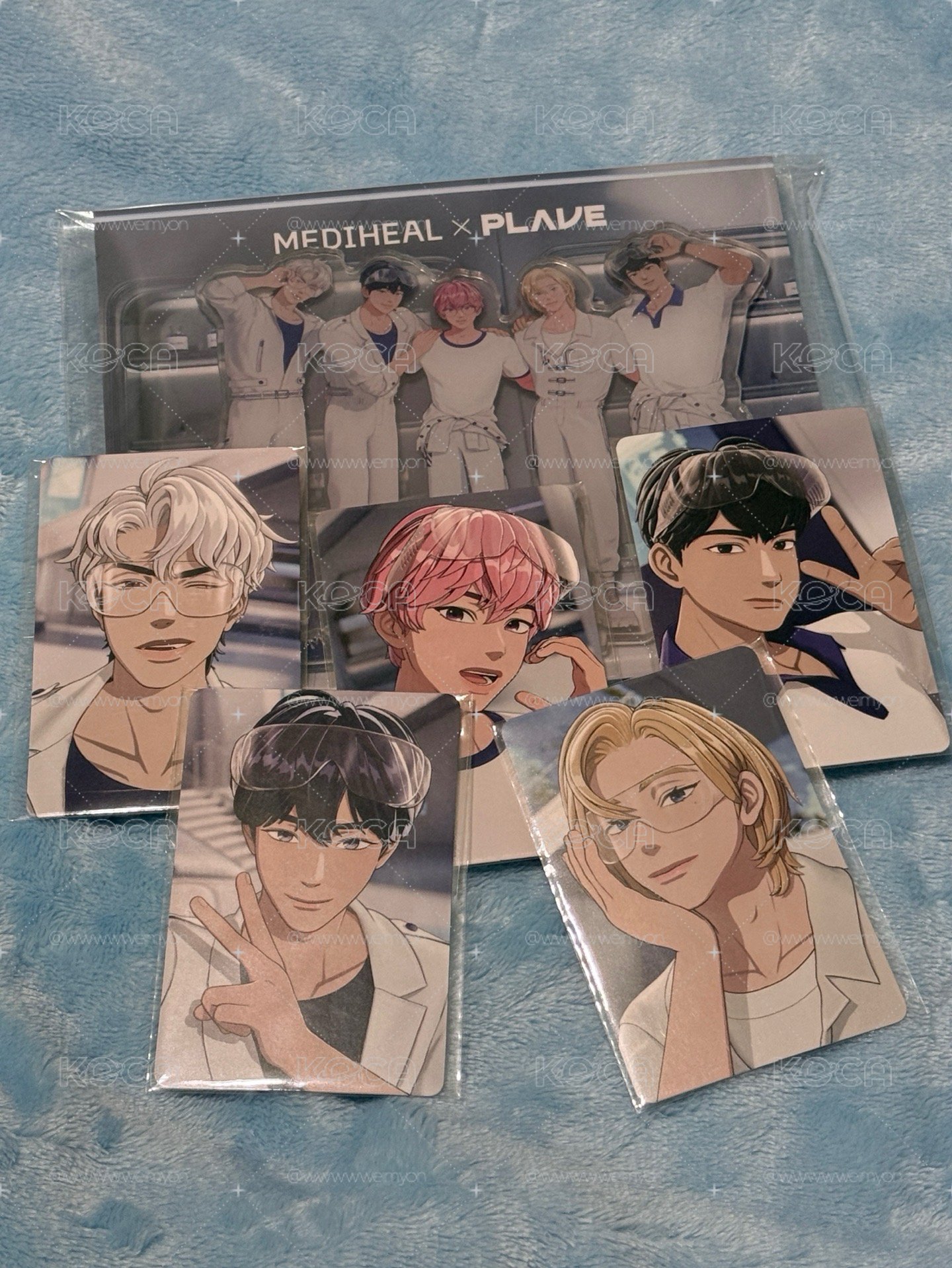 PLAVE x Mediheal 立牌&小卡
