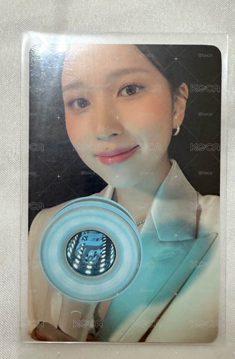 TWICE MINA手燈卡