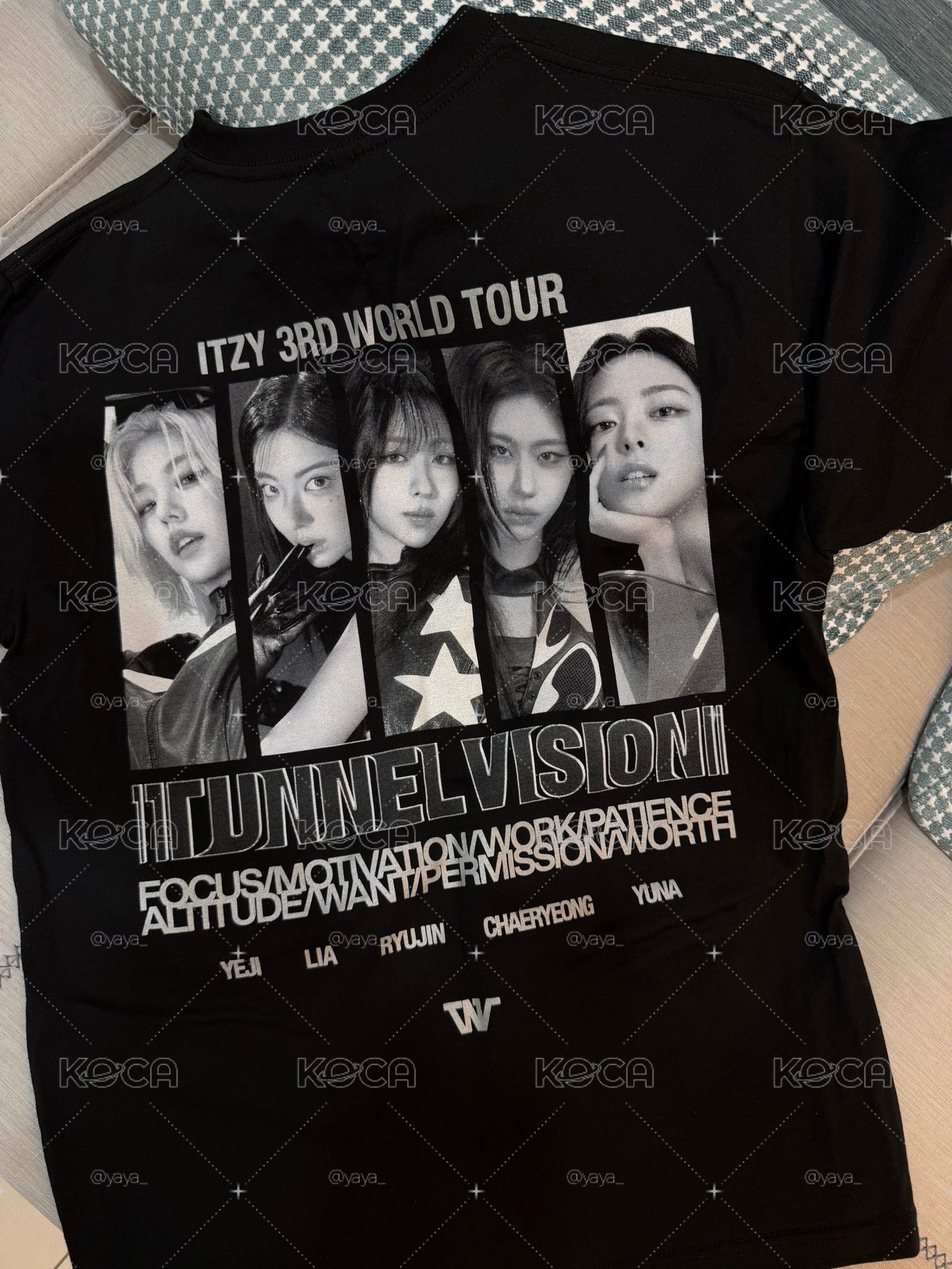 ITZY TNVS 演唱會黑T