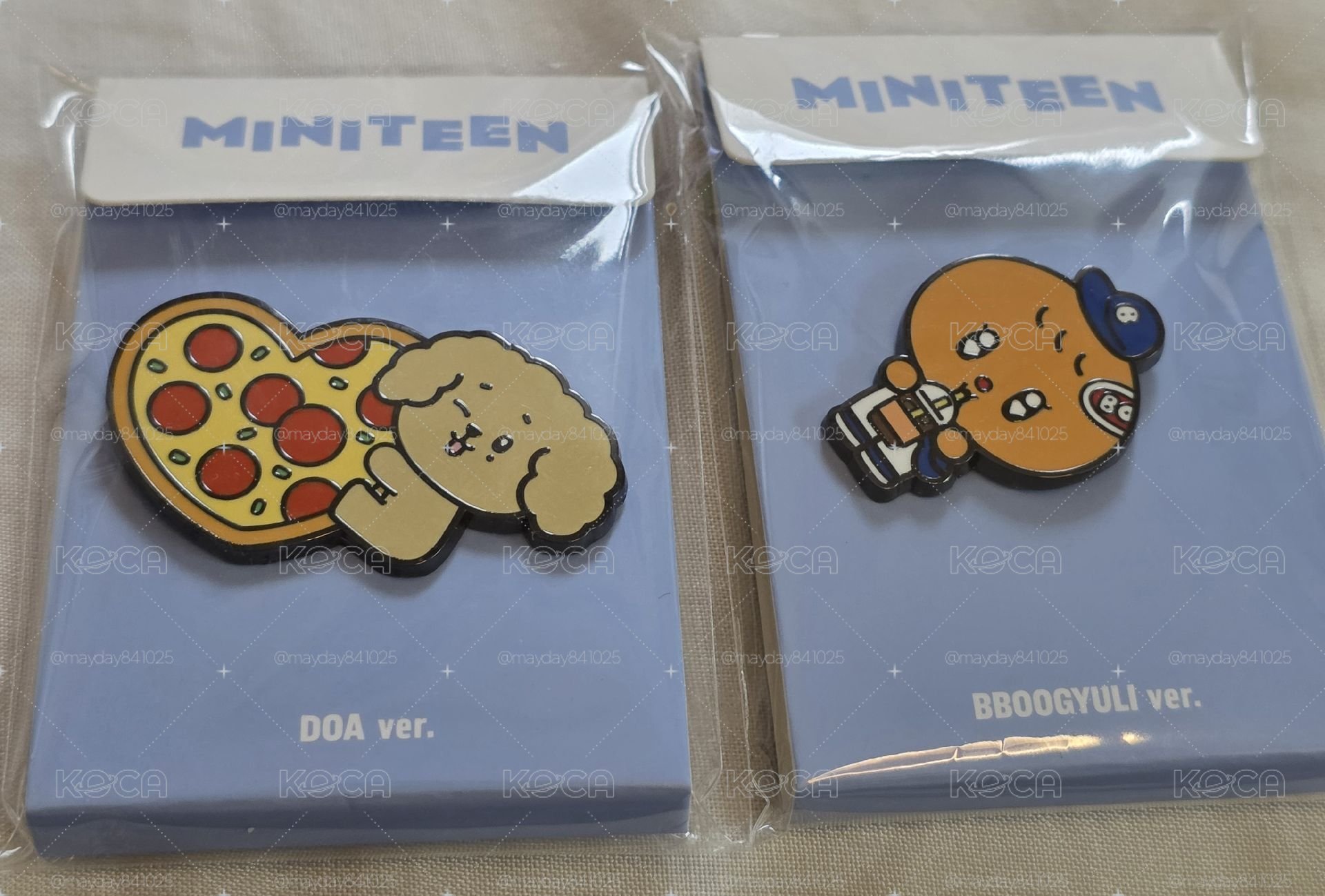 全新 miniteen 別針 碩+寛