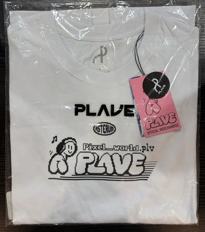 PLAVE 一週年快閃店 藝俊💙白T 全新未拆（需綁1000）