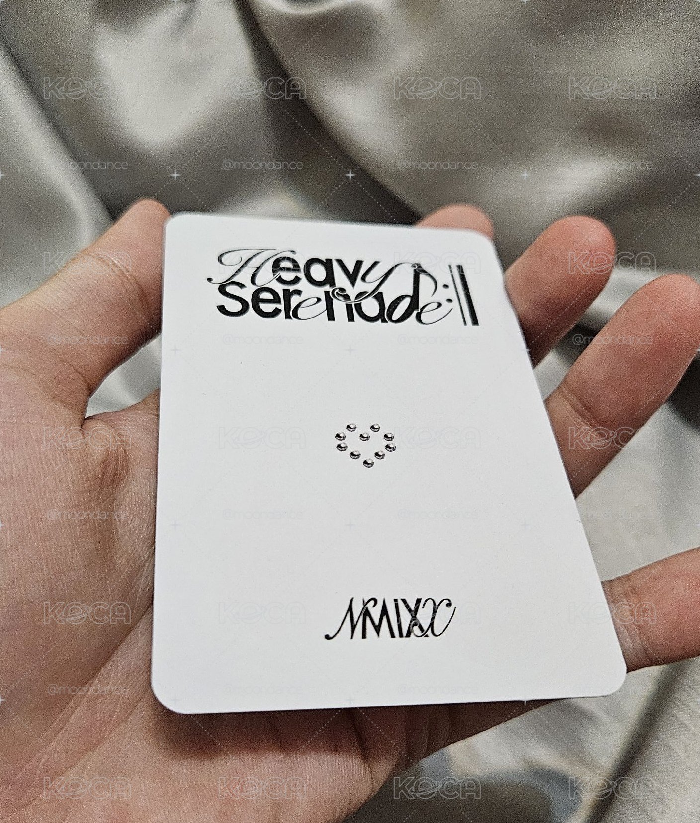 NMIXX 小夜曲 ms 隨機卡 莉莉 臉頰比心 比愛心，近全新，正反面無瑕疵