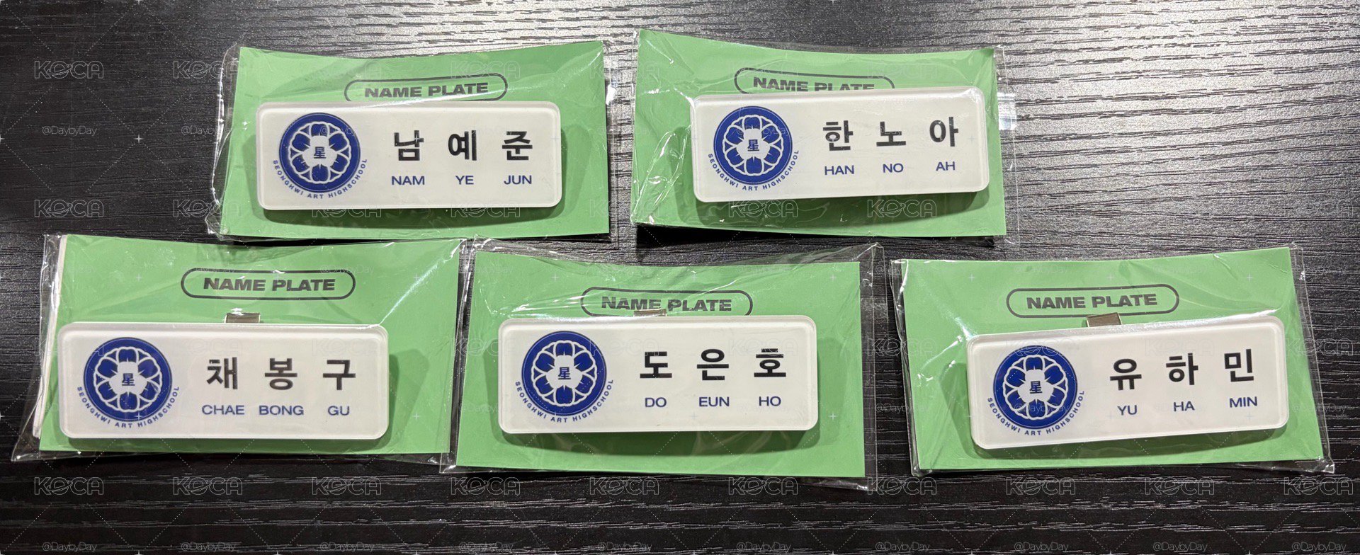 PLAVE 六夏 姓名牌 一套不拆