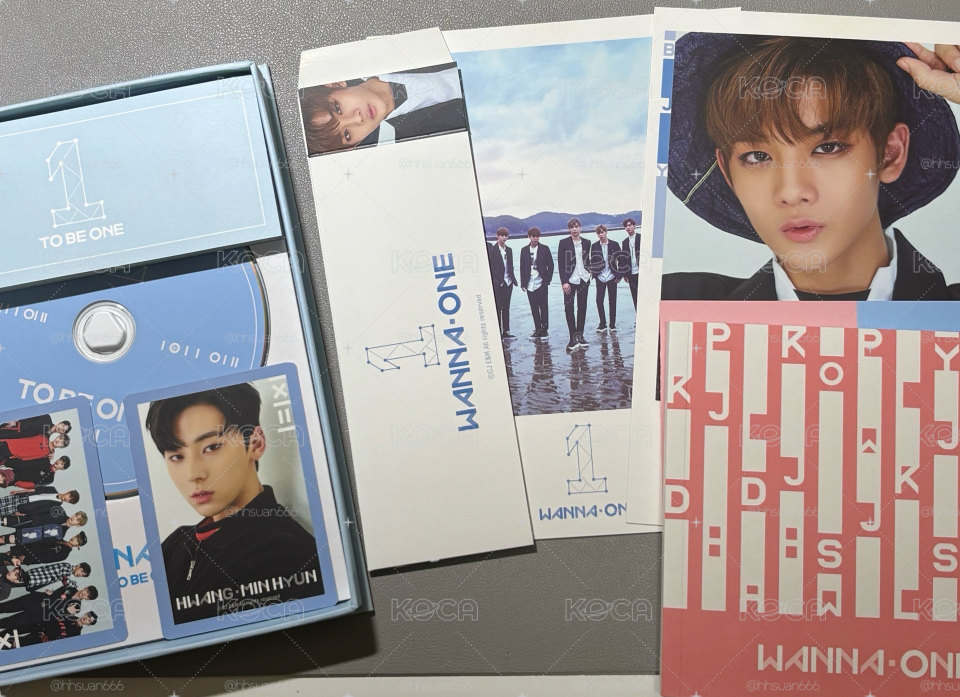 Wanna one 1x1=1 To be one專輯 出道專 藍版