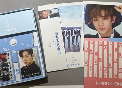 Wanna one 1x1=1 To be one專輯 出道專 藍版