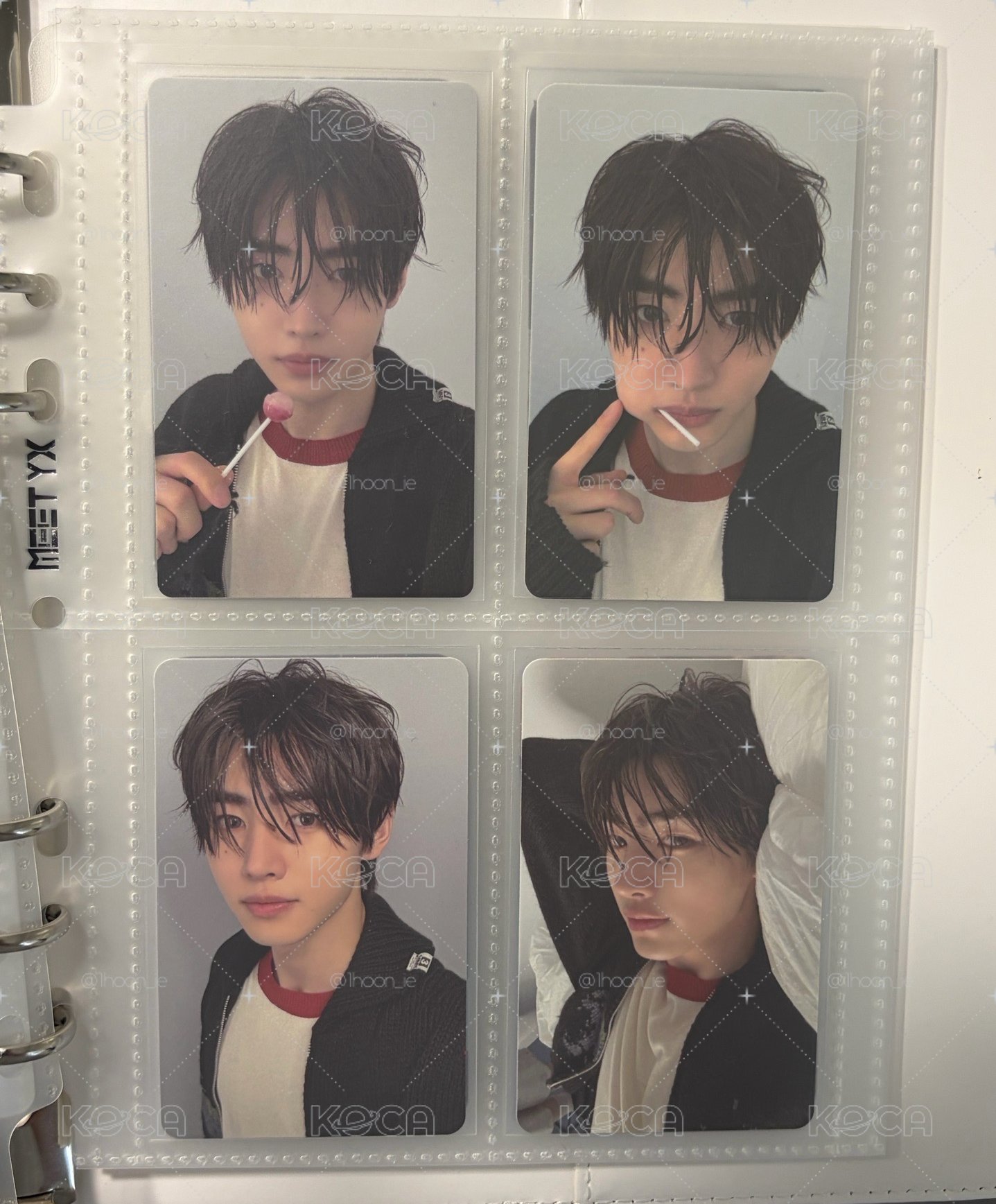 朴成訓棒棒糖小卡