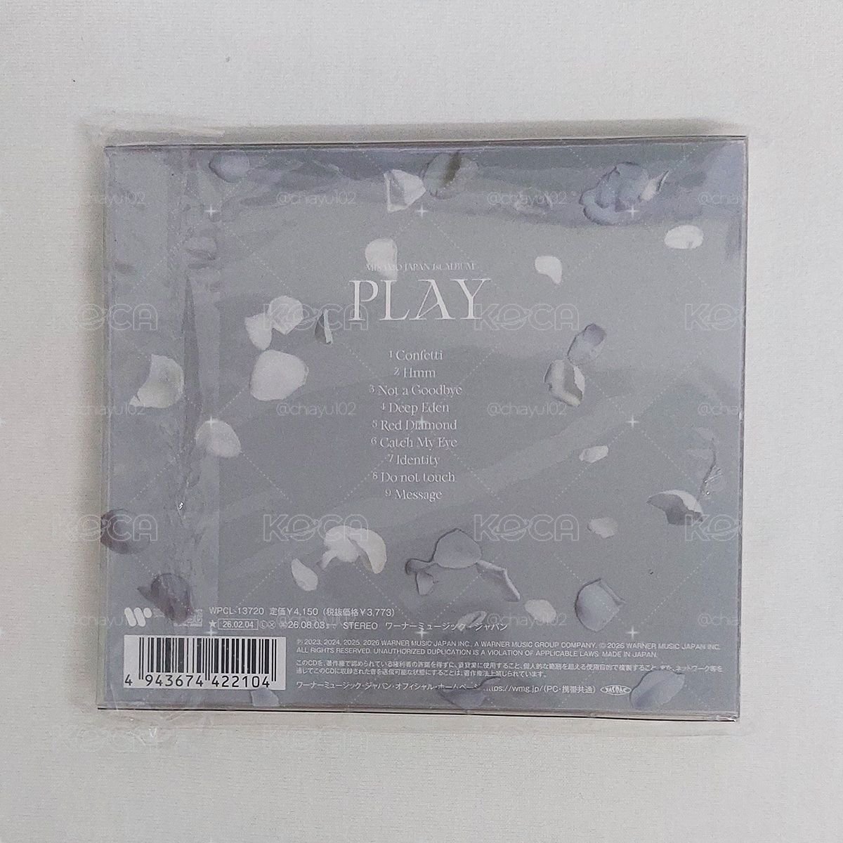 MISAMO PLAY B盤 空專